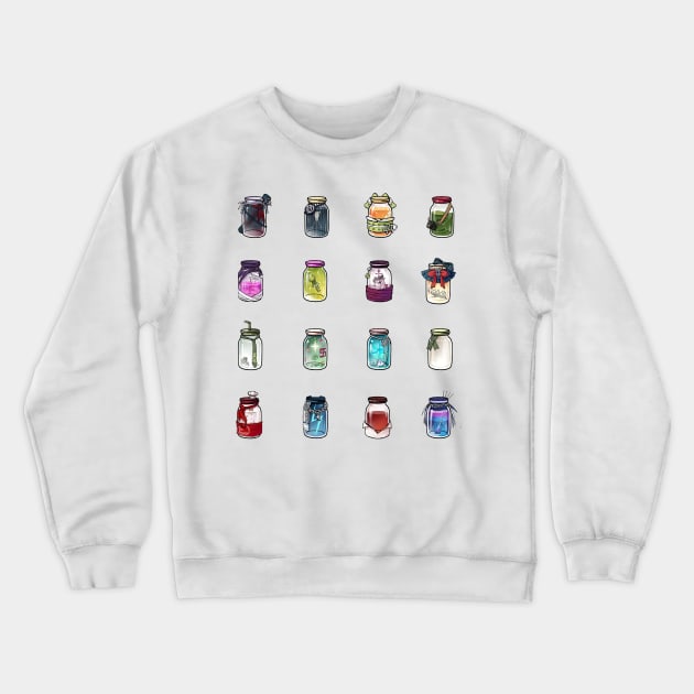 Danganronpa Goodbye Despair Characters Crewneck Sweatshirt by hidexmian